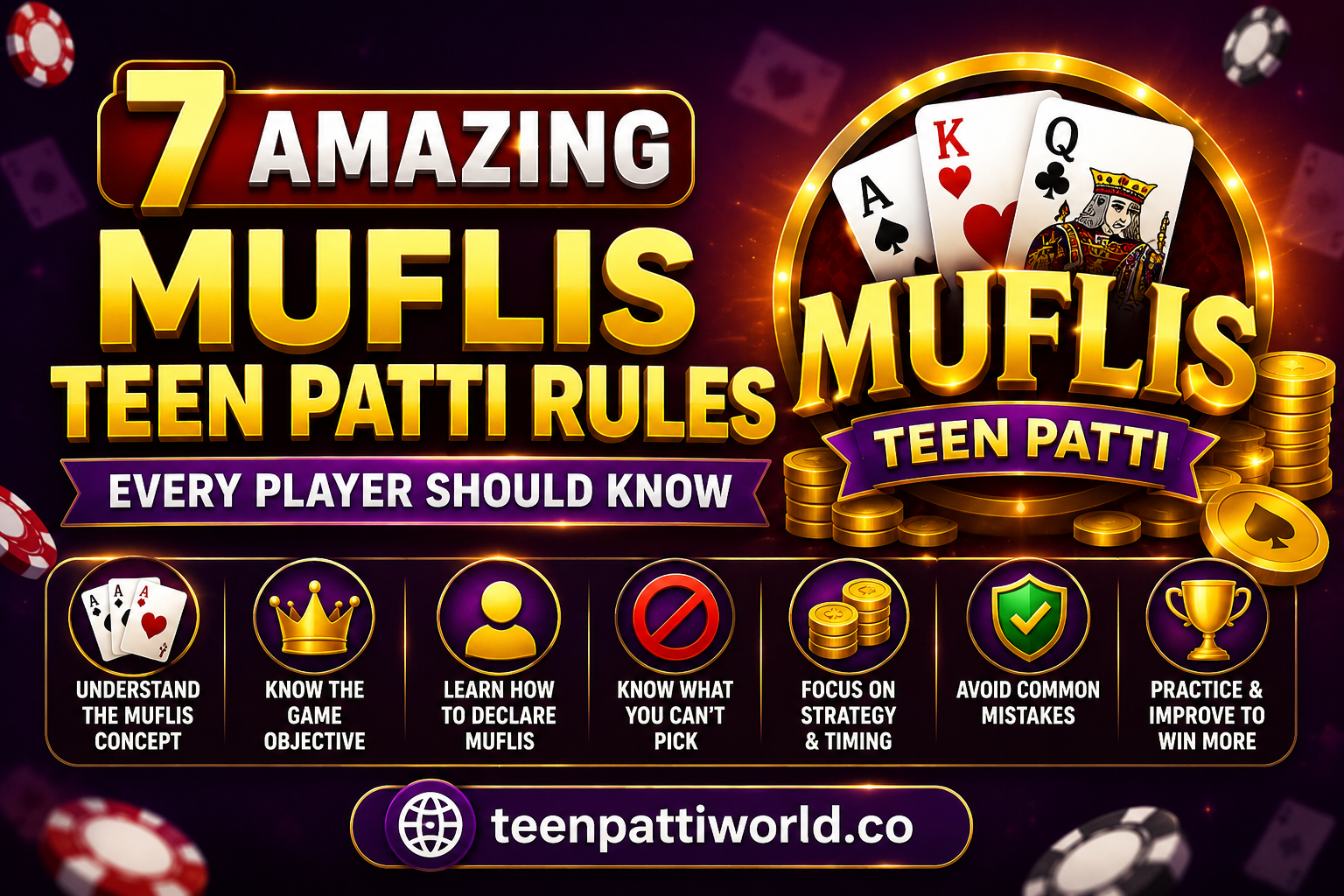 7 Amazing Muflis Teen Patti Rules Every Player Should Know
