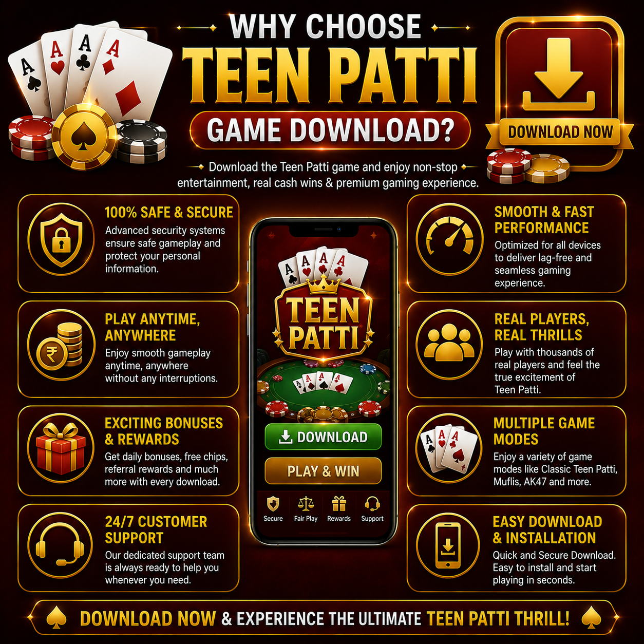 Why Choose Teen Patti Game Download